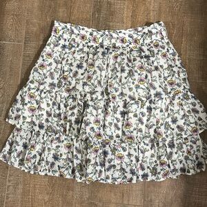 Boden Floral Skirt size 4